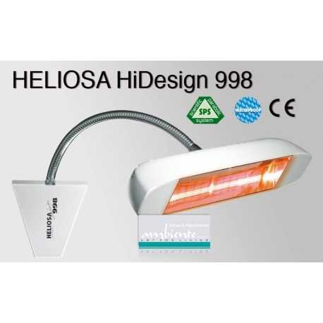 Heliosa 11  Heizstrahler wetterfest Amber Light 1.500 W weiß oder anthrazit 