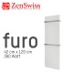ZenSwiss Furo - 42 x 120 cm - 360 Watt - Weiss Matt