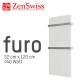 ZenSwiss Furo - 52 x 120 cm - 440 Watt - Weiss Matt