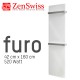 ZenSwiss Furo - 42 x 160 cm - 520 Watt - Weiss Glanz 