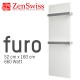 ZenSwiss Furo - 52 x 160 cm - 660 Watt - Weiss Matt
