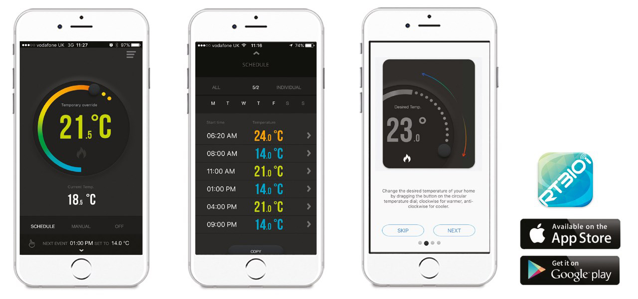 Salus RT310i App für Android und iPhone