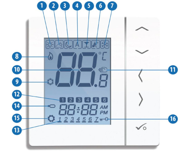 Salus VS10RF Display