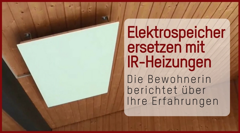 Elektrospeicher ersetzen