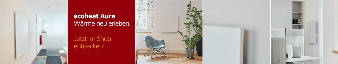 ecoheat aura infrarotheizungen mit thermostat
