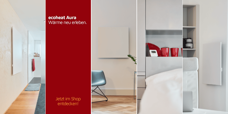 ecoheat aura infrarotheizungen mit thermostat