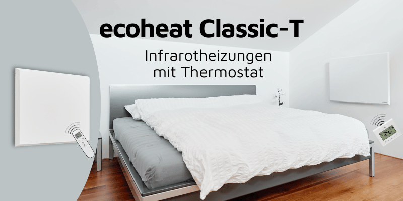 ecoheat classic-t infrarotheizungen mit thermostat